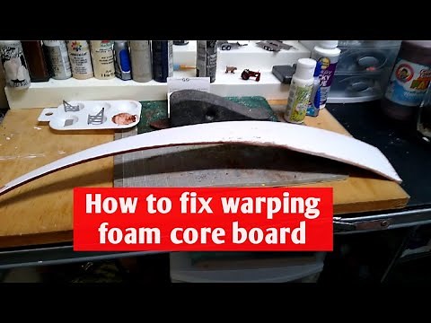 How to Prevent Foam Core Board From Warping.