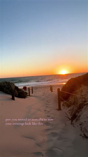 perfect way to spend an evening 🌊☀️🏝️ #australia #westernaustralia #perth #beach
