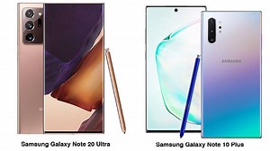 Samsung Galaxy Note 20 Ultra ve Galaxy Note 10 Plus karşılaştırması