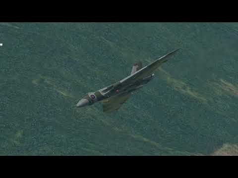Avro Vulcan XH558 in the Mach Loop (Cad East) take 2