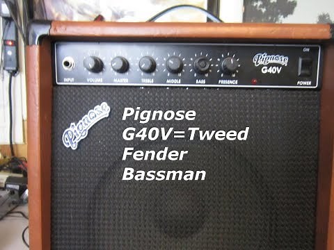 Pignose G40V- Its aTweed Fender Bassman!