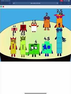 Numberblocks band halves