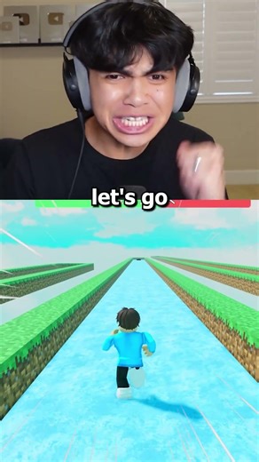 how far can i run before FREEZING? #roblox