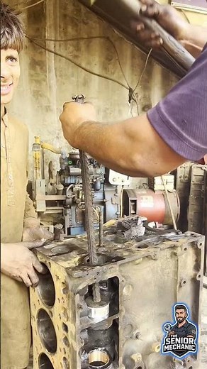 Engine Camshaft Bush Replacement & Installation #engine #mechanic #repiar #shorts #truck #skills #yt