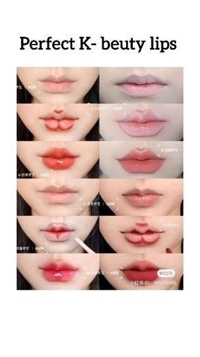 How to Get Korean Gradient Lips | Easy K-Beauty Lip Tutorial👄🎀#kbeauty #koreanmakeup #gradientlips