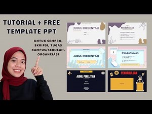 REKOMENDASI TEMPLATE PPT + TUTORIAL MEMBUAT PPT UNTUK PEMULA || FREE TEMPLATE || POWER POINT