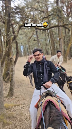 Honey on Instagram: "Horse🐎 Riding Gone Wrong🥲☠️ . . . . . . . #funnyreel #viral #funny #instagram #like"