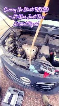Toyota Camry No Start? B2799 Engine Immobilizer Was The Culprit! #automobile #diy #shorts