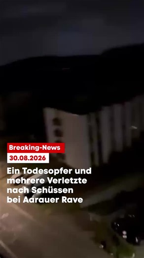 👀🚨 Ein Todesopfer und 5 Verletzte nach Schüssen bei Aarauer Rave-Party. #aarau #rave #polizeiaargau
