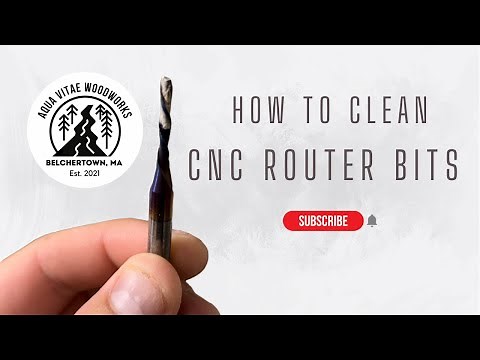 Cleaning CNC Router Bits / Shapeoko CNC Machine