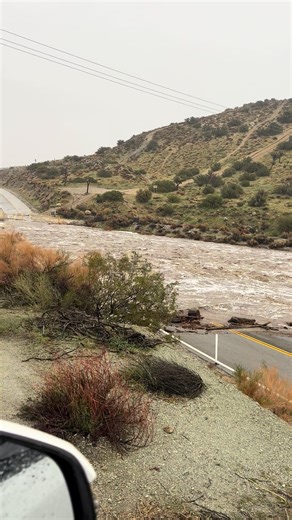 Water Flow from Littlerock Dam on Mt. Emma Rd