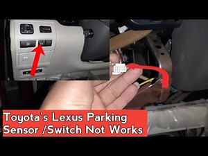 Parking Assist sensor Lexus Ls460 | Parking assist sensors not working/ Parking Senser Switch
