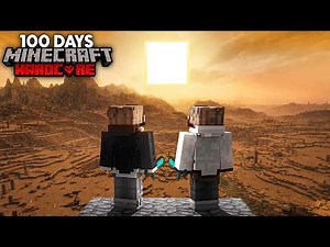 We Survived 100 Days in a Post Apocalyptic Minecraft World...