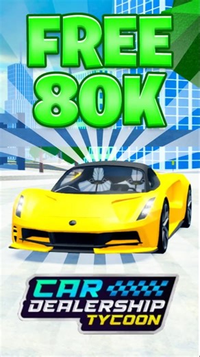 New Code in Car Dealership Tycoon!!