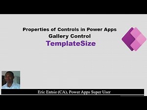 Power Apps Gallery control - TemplateSize Property