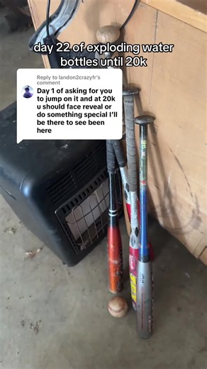Replying to @landon2crazyfr #day22 #exploding #waterbottles #explodingwaterbottles #until20k #20k