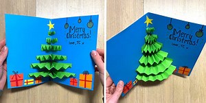 Pop-up Christmas Tree Card | Christmas Crafts