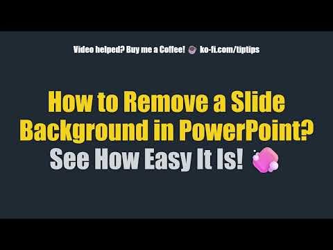 How to Remove a Slide Background in PowerPoint? See How Easy It Is! 🧼