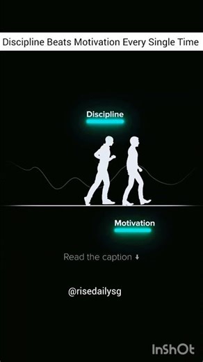 Discipline Beats Motivation Every Single Time 💪 #risedailysg #motivation #shorts