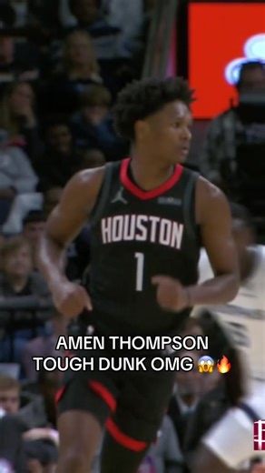 Amen Thompson Dominates with Tough Dunk Highlights