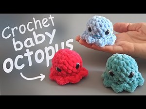 Crochet mini octopus tutorial | Easy amigurumi