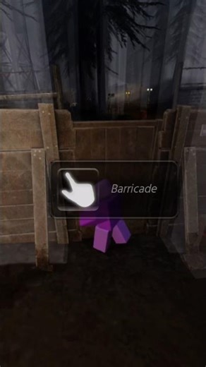 Purple guy gets locked out | Bite by night | #roblox #bitebynight #fnaf