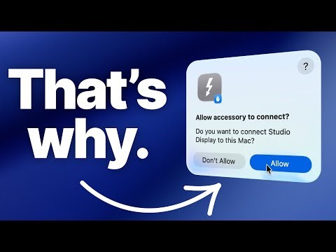Mac Not Detecting Studio Display — How to Find the Hidden “Allow Accessory” Popup