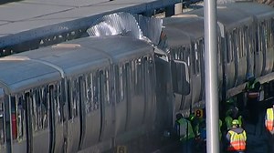 Two trains collide head-on in Chicago