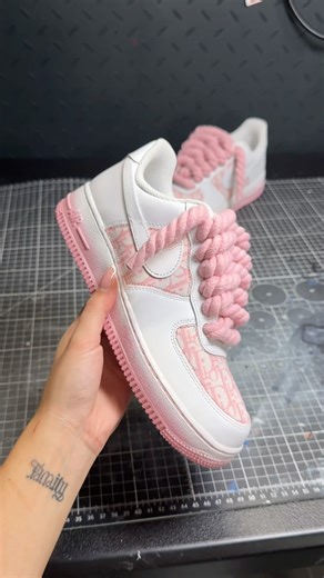 Pink Dream - Custom Nike Air Force 1 👟 Link in bio! #shorts