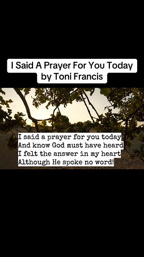 I Said A Prayer For You Today: A Christian Poetry Reflection