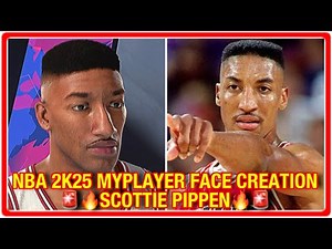 🏆 Scottie Pippen Face Creation in NBA 2K25 🏆 | Xbox & PS5 MyPlayer Build