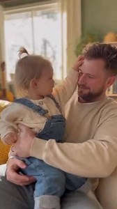 245K views · 7K reactions |  Baby’s First Crush! Her Secret Will Melt Your Heart  This adorable moment will make you smile!  A blonde baby girl tells her dad the sweetest secret ever — she’s in love!  Watch how her father reacts with pure laughter and love. 殺  High-quality, heartwarming family scene full of joy and tenderness. #CuteBabyMoments #FamilyLove #Heartwarming | LaughHub | Facebook