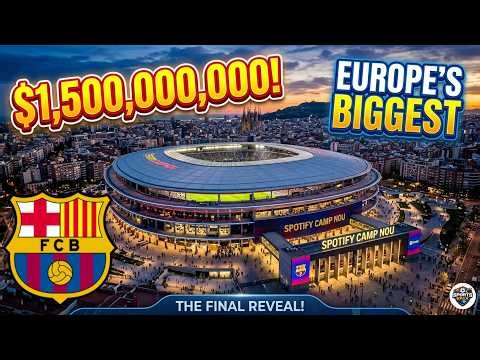 Inside the NEW Camp Nou: Barcelona’s $1.5 Billion Stadium Transformation!