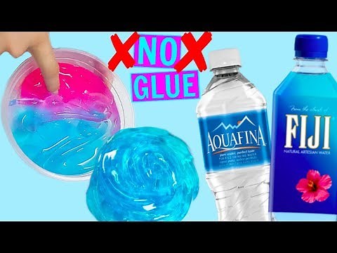 WATER SLIME!⚡️ HOW TO MAKE CLEAR SLIME WITHOUT GLUE, WITHOUT BORAX! Glueless Slime!