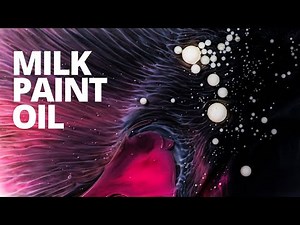 Creating INCREDIBLE abstract photography using milk, paint and oil.