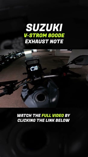 Suzuki V-Strom 800DE (Not) Cold Start | 800-cc Parallel-twin Exhaust Note