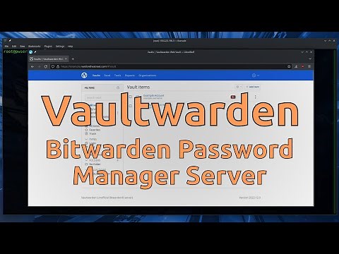 Installing a Vaultwarden Server for Bitwarden