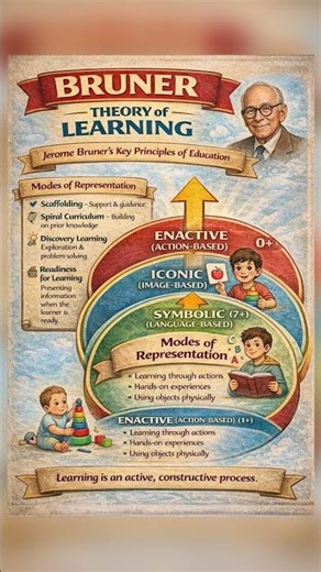 #Bruner theory of learning#educationpsychology
