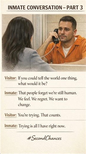 English Conversation: Visitor & Inmate | Easy Emotional Dialogue