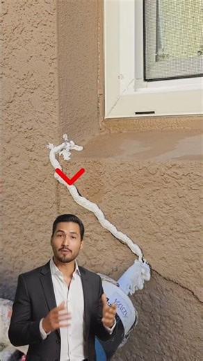 🧱✨ Cómo reparar grietas en muros con sellador fácilmente 🔧 #shorts #viralshorts