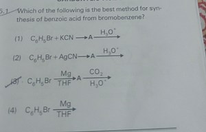 5.1 Which of the following is the best method for synthesis of ... | Filo