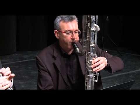 Piccolo A-flat clarinet and Contrabass clarinet duo