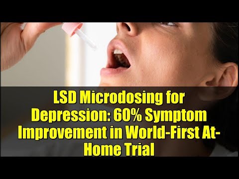 LSD Microdosing for Depression: 60% Symptom Improvement in World-First At-Home Trial