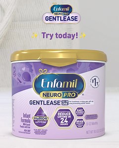 1.2K reactions · 16 shares | Enfamil NeuroPro Gentlease is a trusted gentle formula! It has easy-to-digest proteins & prebiotics to help keep Baby smiling. | Enfamil | Facebook