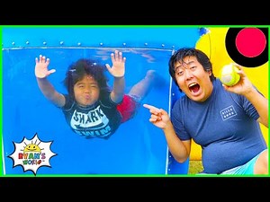 Water DUNK TANK Challenge with 1 hr family fun activities!