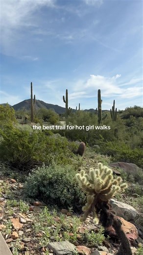 3 Mile Paved Loop in Scottsdale for Hot Girl Walks
