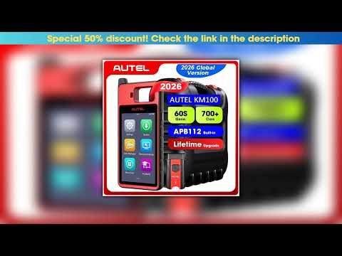 Limited Autel MaxiIM KM100 Key Fob Programming Immobilizer Tool 2PCS Autel IKEY for 60s Key Generat