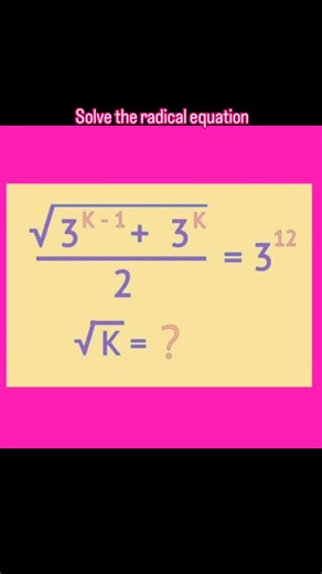 Mathematics Hub on Instagram: "Solve the radical equation #viralreels #viral #maths #solve"