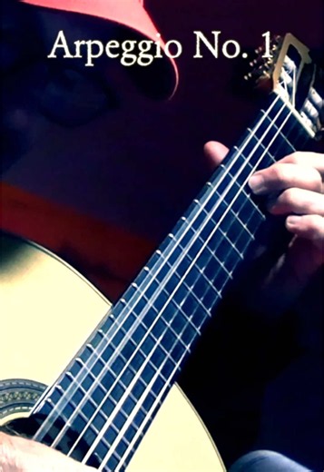 Arpeggio No. 1 Sheet music/tab available at robertlunn.com #classicalguitar #classicguitar #classicalguitarist