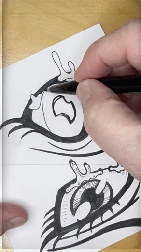 How to Draw Anime Eyes 5 #anime #art #drawing #ink #draw #eyes #artist #drawingtutorial #sketch